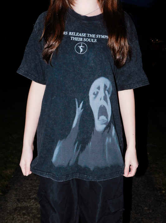 Screamers Acid Wash Graphic T-Shirt